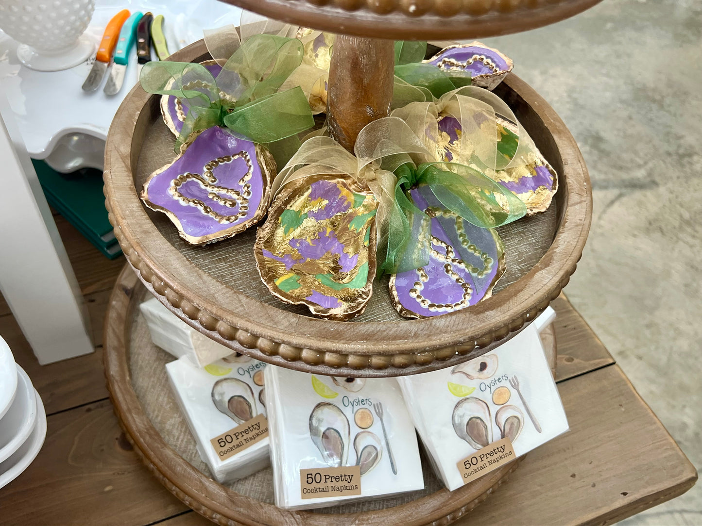 Mardi Gras Bead Ornament