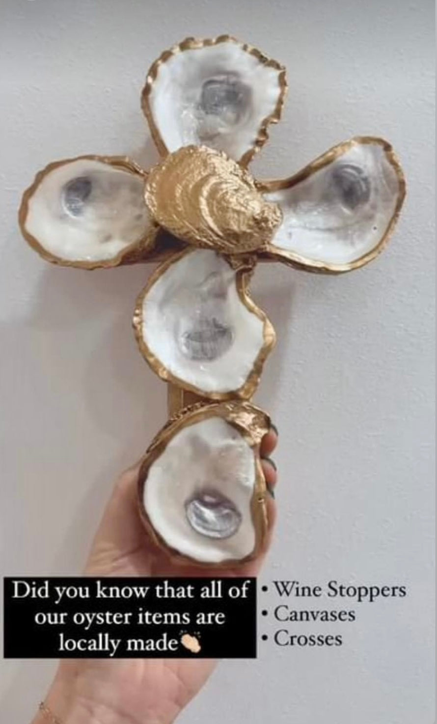 Oyster Shell Cross